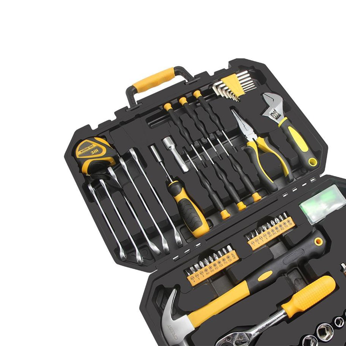 127 de bucăți Set de instrumente pentru chei tubulare Kit de unelte de mână pentru uz casnic